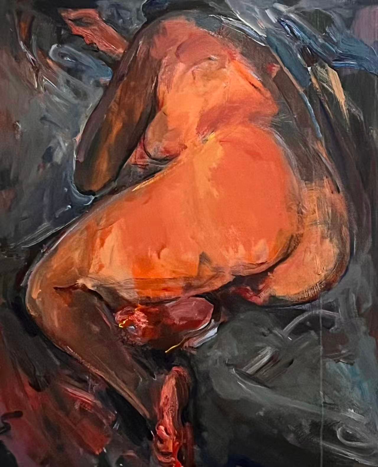 Nude — Acrylic on canvas, 2023