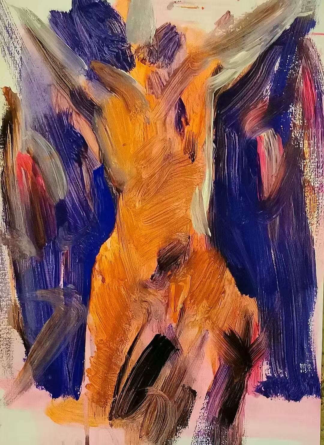 Don't Hide the Sun From Me — Acrylic on paper, 2021